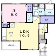 カーサ アルバーダAの間取り画像