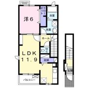 BB Lien Ⅱの間取り画像