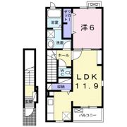 BB Lien Ⅱの間取り画像