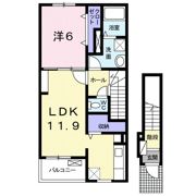 ボナール・メゾンKーⅡの間取り画像