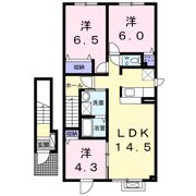 ポヌールⅠの間取り画像