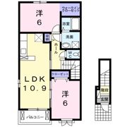 レッド ビートルの間取り画像