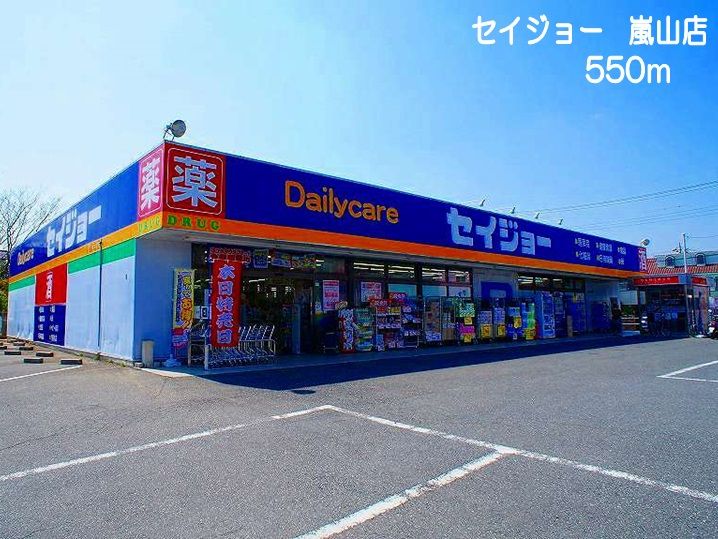 近くのセイジョー　嵐山店まで550m（徒歩7分）