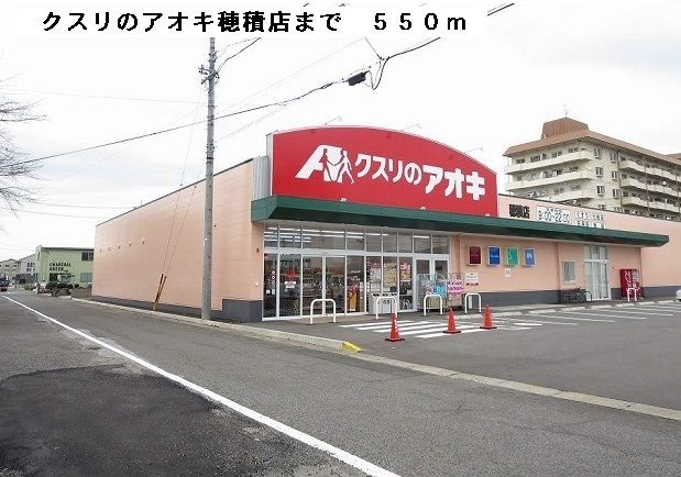 近くのクスリのアオキ　穂積店まで550m（徒歩7分）