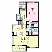 ブリッサ Bの間取り画像