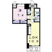 なんばソラニワの間取り画像