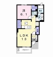 ガーデンハウス茂原Ⅳの間取り画像