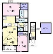 サージュ三ツ屋の間取り画像