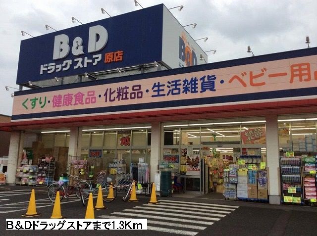 近くのドラッグストアまで1,300m（徒歩17分）
