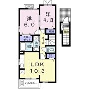 笑顔館Ⅱの間取り画像