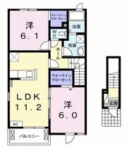 コーポ デージーの間取り画像