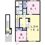 プラシードⅡの間取り画像