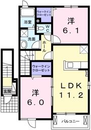 シャルマント ポシュ．yの間取り画像