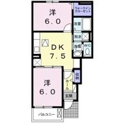 ファミールAの間取り画像