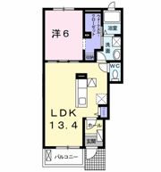 アムール下津Ⅱの間取り画像