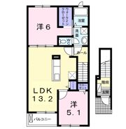 アムール下津Ⅱの間取り画像