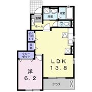 フランネルⅢの間取り画像