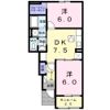 シンプルガーデンBの間取り画像