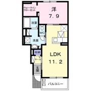 ベルエールⅡ号館の間取り画像