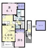 アルモニー倉敷Ⅲの間取り画像