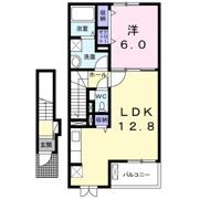 コッティ クワハラⅠの間取り画像