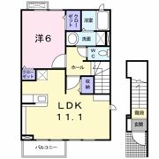 ラ シュエット ブランシュⅡの間取り画像