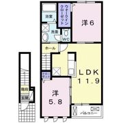 ピオニール岡田の間取り画像