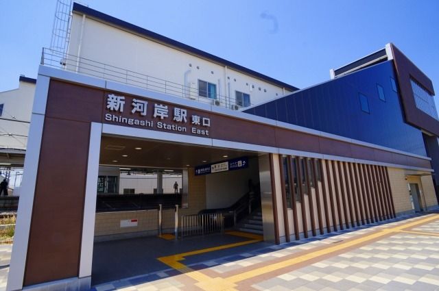 近くの新河岸駅まで700m(徒歩9分)