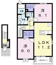 GRACE OHUSAKI Ⅱの間取り画像