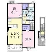 ラ・アクア ウエストの間取り画像