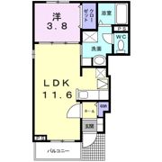 シリウス K（ケー）の間取り画像