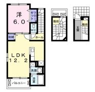 フェリスⅡの間取り画像