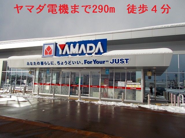 近くのヤマダ電機まで290m（徒歩4分）