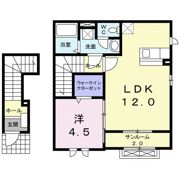 コ－ポサンパ－ルの間取り画像
