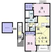 アムール Kの間取り画像