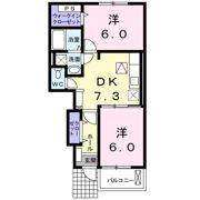 メゾンドソレイユⅡの間取り画像