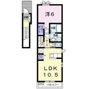 セピア コート Cの間取り画像
