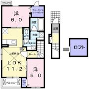 マニフィーク Ⅱの間取り画像