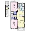 トリコローレ ロッソの間取り画像