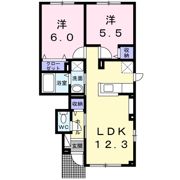 シャンパリーノⅢの間取り画像