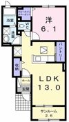 ヴィラ サウスウィンド 2の間取り画像
