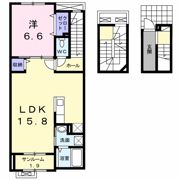 フェリオ河渡の間取り画像