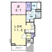 サウスビュー Fujiの間取り画像