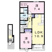グラント ジェルメ弐番館の間取り画像