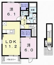 パークサイド古海Cの間取り画像