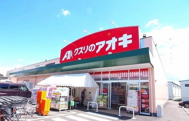 近くのクスリのアオキまで1,400m(徒歩18分)