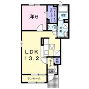ラルジュの間取り画像