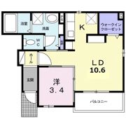 ラシアⅡの間取り画像