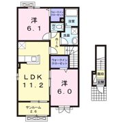 サフィール峰Ⅱの間取り画像