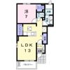 アンジュエル Bの間取り画像